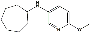 N-cycloheptyl-6-methoxypyridin-3-amine Struktur