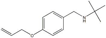 tert-butyl({[4-(prop-2-en-1-yloxy)phenyl]methyl})amine Struktur