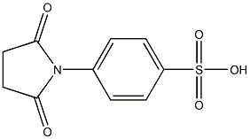 4-(2,5-dioxo-1-pyrrolidinyl)benzenesulfonic acid Struktur