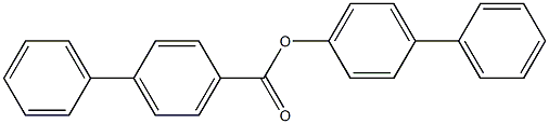 [1,1'-biphenyl]-4-yl [1,1'-biphenyl]-4-carboxylate Struktur