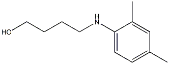 4-(2,4-dimethylanilino)-1-butanol Struktur