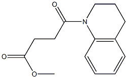 methyl 4-[3,4-dihydro-1(2H)-quinolinyl]-4-oxobutanoate Struktur