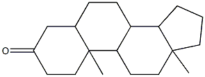 10,13-dimethyltetradecahydro-1H-cyclopenta[a]phenanthren-3(2H)-one Struktur