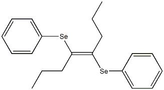 4,5-Bis(phenylseleno)-4-octene Struktur