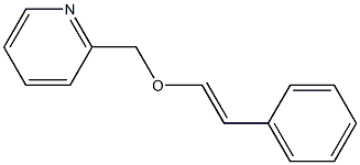 2-[[(E)-Styryloxy]methyl]pyridine Struktur