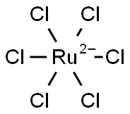 Hexachlororuthenate (IV) Struktur