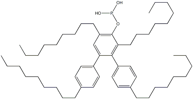 Phosphorous acid bis(4-nonylphenyl)2,6-dinonylphenyl ester Struktur