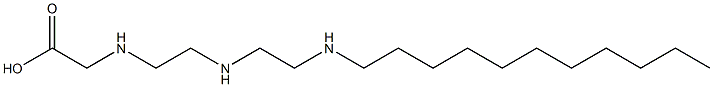 N-[2-[2-(Undecylamino)ethylamino]ethyl]glycine Struktur