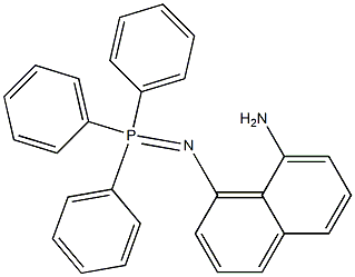 N-(Triphenylphosphoranylidene)naphthalene-1,8-diamine Struktur