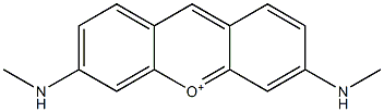 3,6-Bis(methylamino)xanthylium Struktur