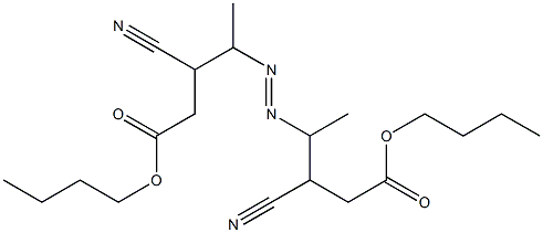 4,4'-Azobis(3-cyanovaleric acid)dibutyl ester Struktur