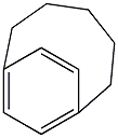 Bicyclo[5.2.2]undeca-7,9(1),10-triene Struktur