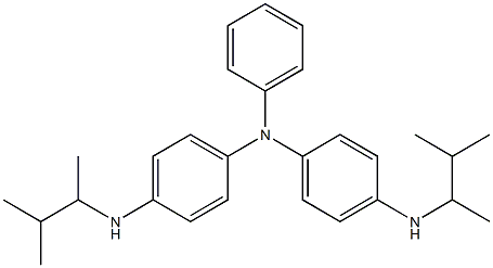 N,N-Bis[4-(1,2-dimethylpropylamino)phenyl]benzenamine Struktur