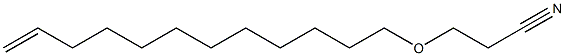 3-(11-Dodecenyloxy)propionitrile Struktur