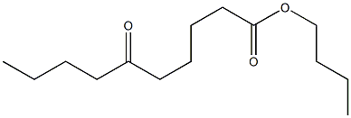 6-Oxodecanoic acid butyl ester Struktur