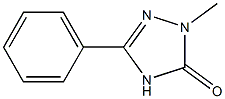 2-Methyl-5-(phenyl)-2H-1,2,4-triazol-3(4H)-one Struktur