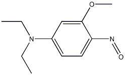 N,N-Diethyl-3-methoxy-4-nitrosobenzenamine Struktur