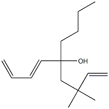 5-Butyl-7,7-dimethyl-1,3,8-nonatrien-5-ol Struktur