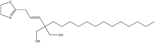 4,4-Bishydroxymethyl-2-heptadecenyl-2-oxazoline Struktur