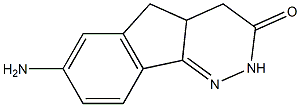 7-Amino-4,4a-dihydro-5H-indeno[1,2-c]pyridazin-3(2H)-one Struktur