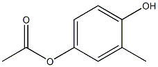 2-Methyl-4-acetoxyphenol Struktur