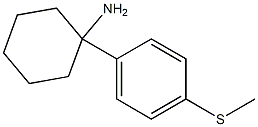 1-[4-(Methylthio)phenyl]cyclohexylamine Struktur