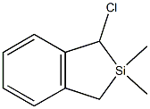 2,3-Dihydro-2,2-dimethyl-1-chloro-2-sila-1H-indene Struktur