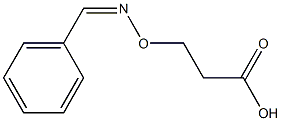 3-[(Z)-Benzylideneaminooxy]propionic acid Struktur