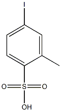 4-Iodo-2-methylbenzenesulfonic acid Struktur