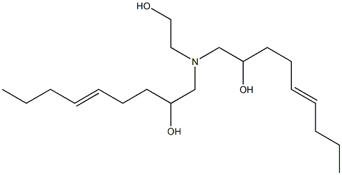 1,1'-[(2-Hydroxyethyl)imino]bis(5-nonen-2-ol) Struktur