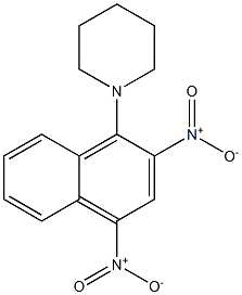 1-Piperidino-2,4-dinitronaphthalene Struktur