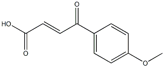 4-Oxo-4-(4-methoxyphenyl)-2-butenoic acid Struktur