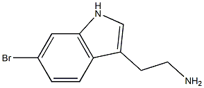 3-(2-Aminoethyl)-6-bromo-1H-indole Struktur