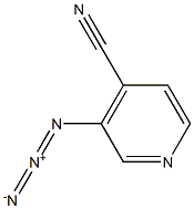 3-Azidopyridine-4-carbonitrile Struktur