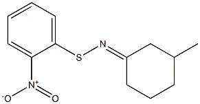 1-[(2-Nitrophenyl)thioimino]-3-methylcyclohexane Struktur