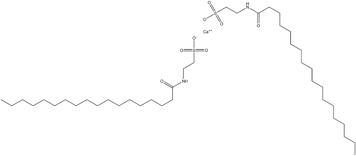 Bis(N-stearoyltaurine)calcium salt Struktur