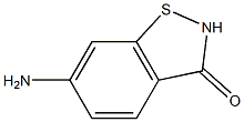 6-Amino-1,2-benzisothiazol-3(2H)-one Struktur