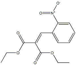 2-(2-Nitrobenzylidene)malonic acid diethyl ester Struktur