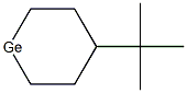 4-tert-Butylgermacyclohexane Struktur