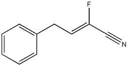 2-Fluoro-4-phenyl-2-butenenitrile Struktur