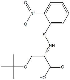 O-tert-Butyl-N-[(2-nitrophenyl)thio]-L-serine Struktur