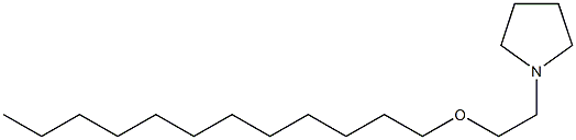 1-[2-(Dodecyloxy)ethyl]pyrrolidine Struktur