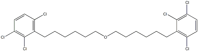 2,3,6-Trichlorophenylhexyl ether Struktur