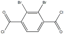 2,3-Dibromoterephthalic acid dichloride Struktur