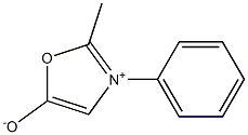 2-Methyl-3-phenyloxazolium-5-olate Struktur