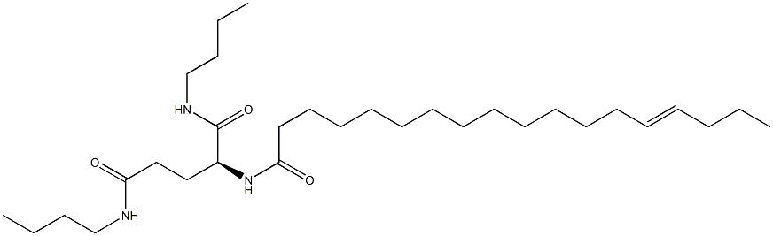 N2-(14-Octadecenoyl)-N1,N5-dibutylglutaminamide Struktur