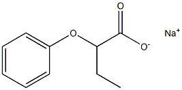 2-Phenoxybutyric acid sodium salt Struktur