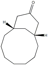 (1R,9S)-Bicyclo[7.3.1]tridecan-11-one Struktur