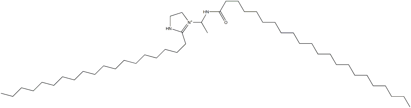 1-[1-(Docosanoylamino)ethyl]-2-nonadecyl-1-imidazoline-1-ium Struktur