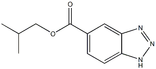 1H-Benzotriazole-5-carboxylic acid (2-methylpropyl) ester Struktur